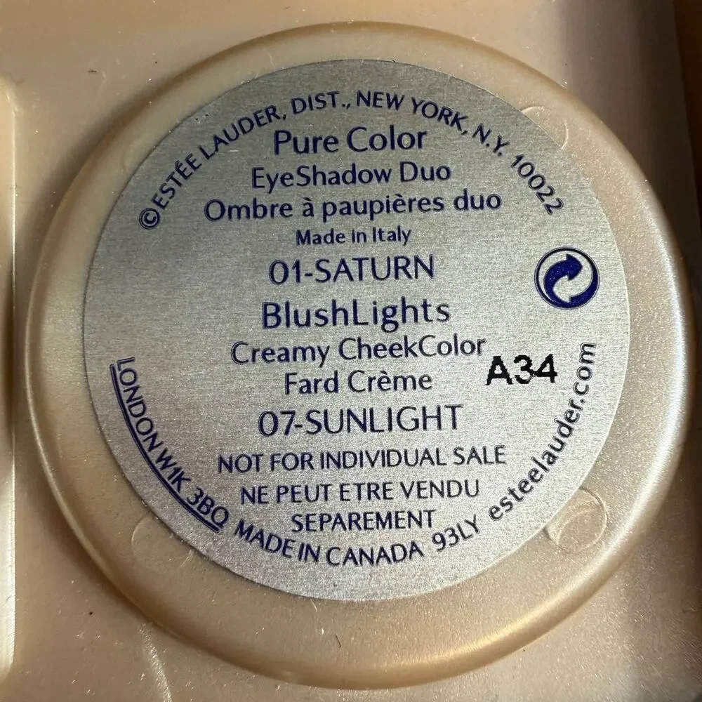 Estee Lauder Pure Color EyeShadow Duo BlushLights CheekColor